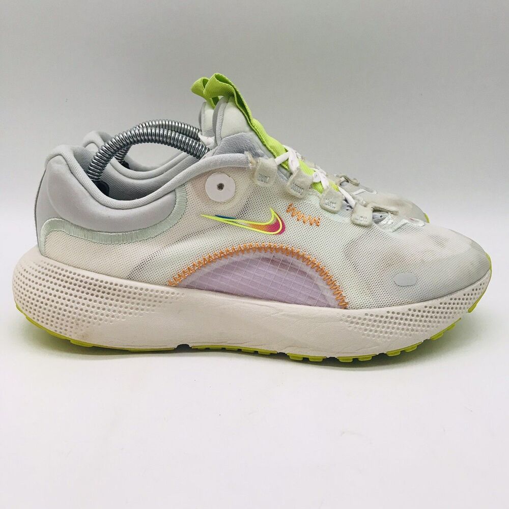 Nike React Escape Run White Barely Green Sneakers… - image 1